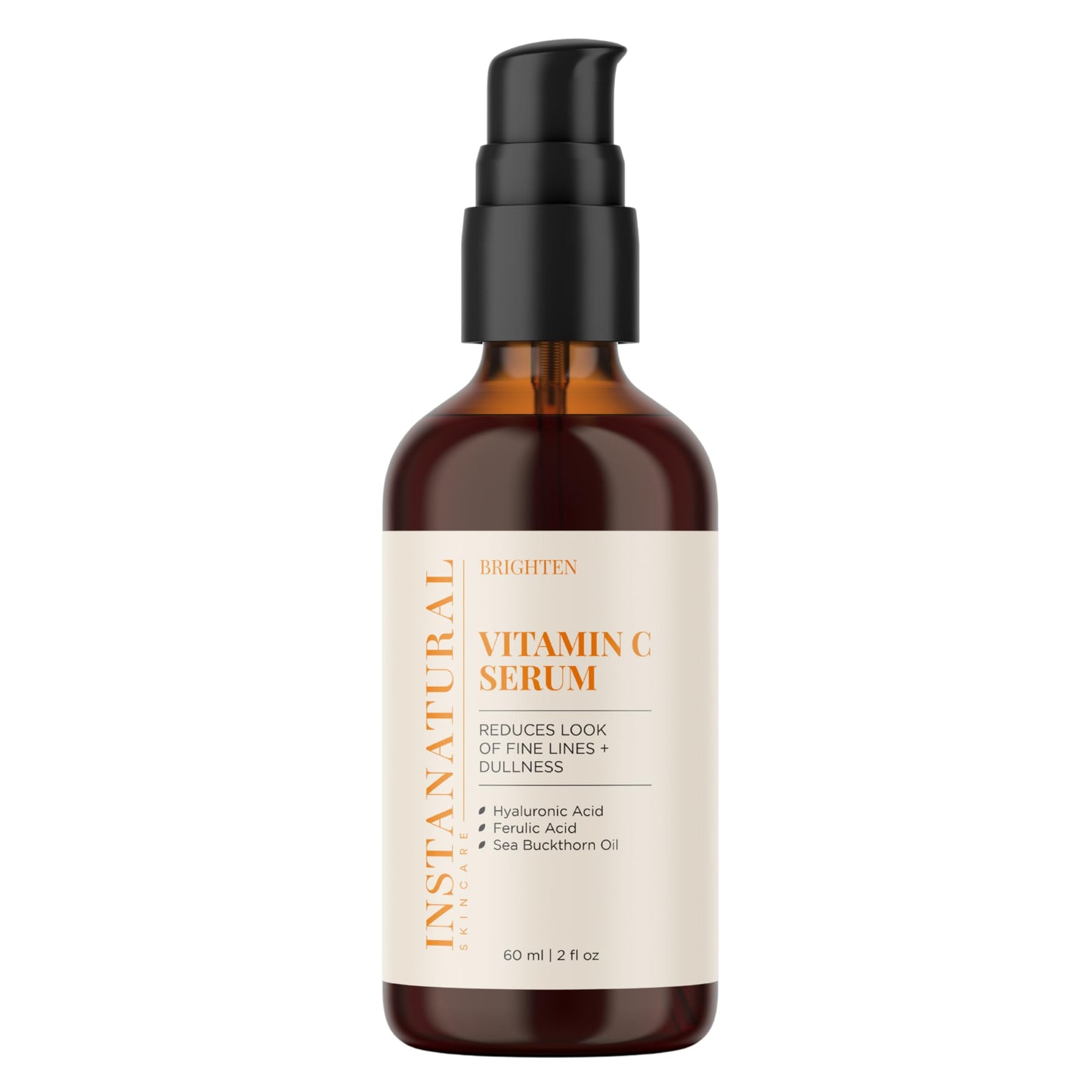InstaNatural Vitamin C Cleanser | All Natural Face Wash, Brightens Skin, Good for Uneven Texture, USA Made with Coconut Water and Aloe Vera, 6.7 FL Oz